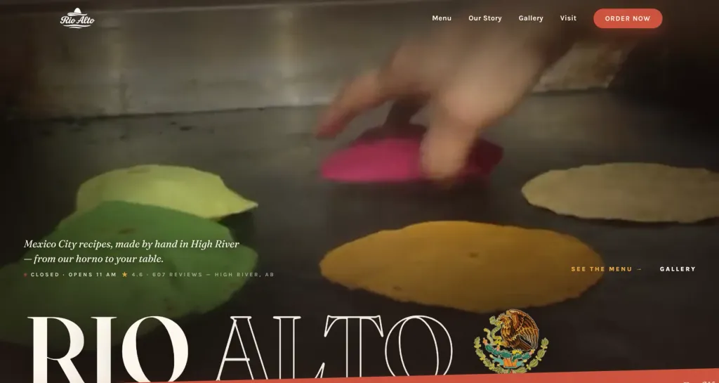 Rio Alto interface